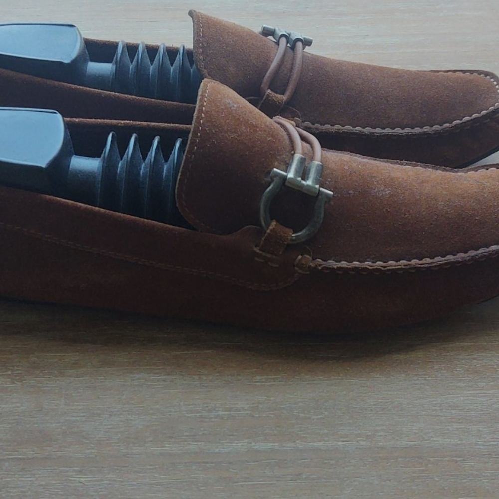 Ferragamo Suede Loafers